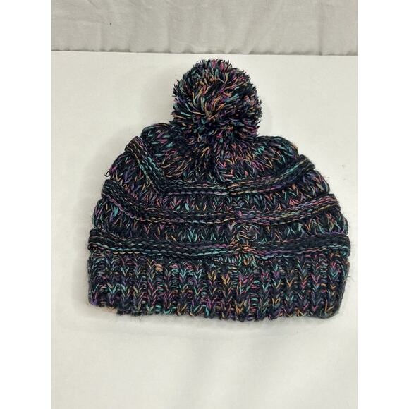 C.C Kids Winter Knit Cuff Skull Cap Beanie Hat Little Kids Multicolor - Picture 2 of 4